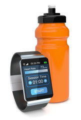 Wall Mural - smartwatch and fitness