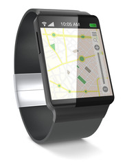 Wall Mural - smartwatch and gps