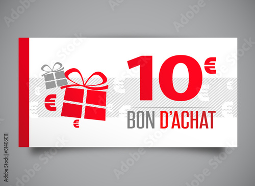 Bon D Achat De 10 Euros Stock Vector Adobe Stock Bon D Achat De 10 Euros Stock Vector Adobe Stock