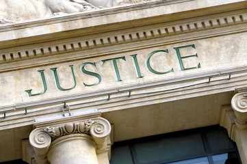 justice sign