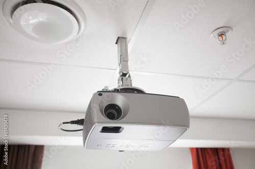 Projector On The Ceiling Buy This Stock Photo And Explore