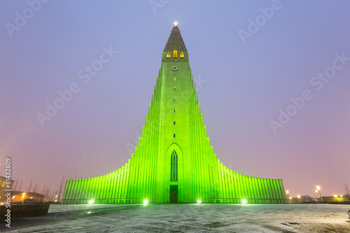 Fényképezés Hallgrimskirkja Cathedral Reykjavik Iceland