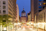 Fototapeta Most - Indianapolis Statehouse from Monument Circle