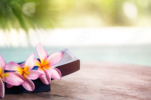 Frangipani tropical spa flower