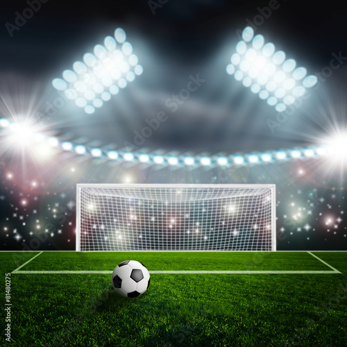 pilki-noznej-pilka-na-zielonej-stadium-arenie