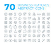 © Rassco - 70 Thin Line Universal Business Icons