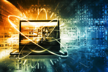 digital technology background
