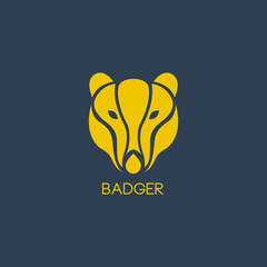 Poster - Badger logo vector