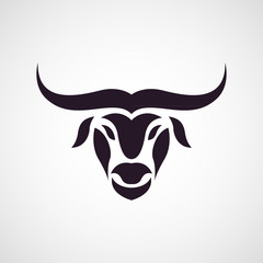 Wall Mural - Buffalo logo vector