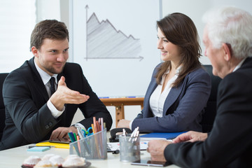 Business conference in the office