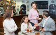 © JackF - Tired waitress and displeased family