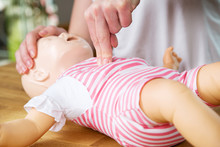 Infant CPR Two Finger Cvompression