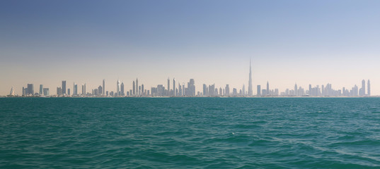 Skyline of Dubai (United Arab Emirates)