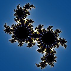 Wall Mural - fractal floral pattern