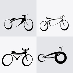 Canvas Print - Bike design.