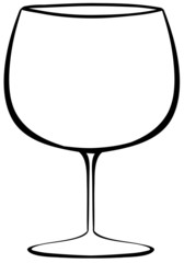 Poster - Wineglass