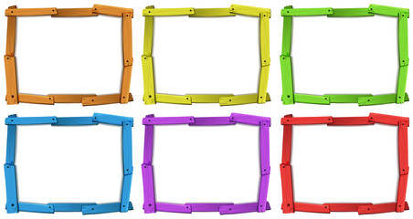 Sticker - Wooden frames