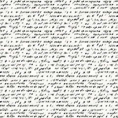 seamless background of abstract handwriting