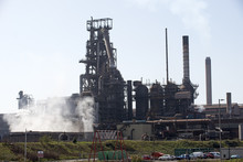 Steelworks Coke Blast Furnace Port Talbot South Wales UK
