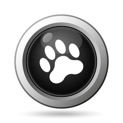 Poster - Paw print icon