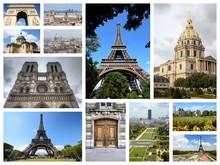 Paris Postcard - Travel Collage
