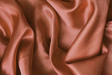 Texture brown satin, silk background