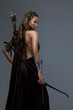 © Fxquadro - Fighter woman in armor witj bow
