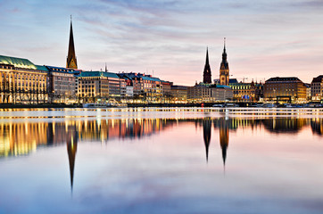 Wall Mural - Alster in Hamburg