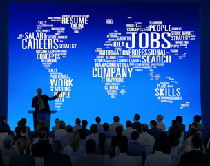 Wall Mural - Occupation Job Careers Expertise Human Resources Concept