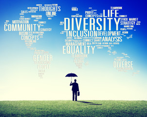 Wall Mural - Diversity Ethnicity World Global Community Concept