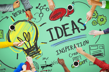 Wall Mural - ideas innovation creativity knowledge inspiration vision concept
