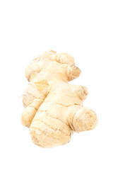 Wall Mural - Ginger root isolated on white background.