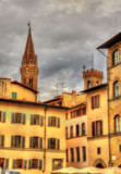 Fototapeta Miasto - Piazza San Lorenzo in Florence - Italy