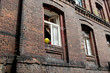 © soramushi - happy balloons in window frame in polish street