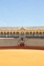 Bullfight Arena, Plaza De Toros In Seville,La Maestranza