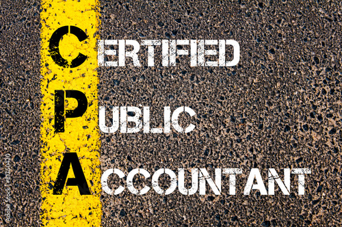 Photographie Business Acronym CPA – Certified Public Accountant
