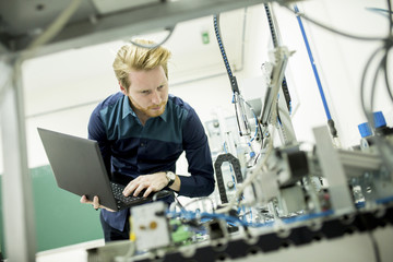 engineer in the factory