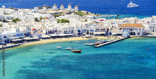 Fotografie, Tablou Mykonos island in Greece Cyclades