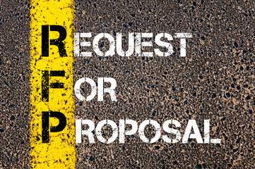 Wall Mural - Business Acronym RFP - Request for Proposal