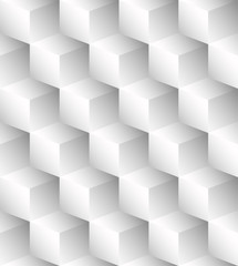 Fototapete - Bright pattern made of cubes (repeatable, fill any area with it)