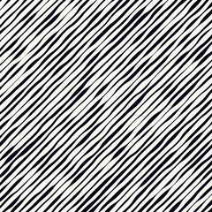 Aufkleber - Slanted wavy lines. Modern, minimal vector pattern