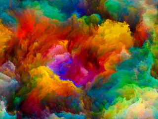 Wall Mural - Exploding Color