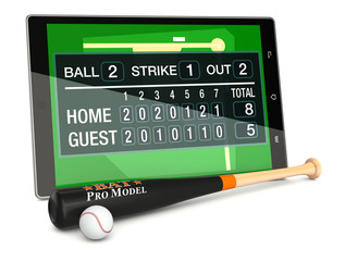 Poster - baseball and new communication technology