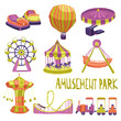 © Macrovector - Amusement Park Icons Set