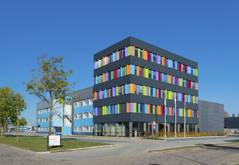 colorful office building