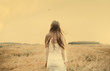 © VectorART - young beautiful blonde in the field