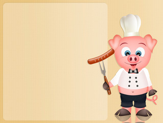 Wall Mural - Pork Meat