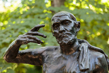 .Statue In Rodin Museum In Paris
