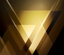 Vector Abstract Geometric Background With Triangle