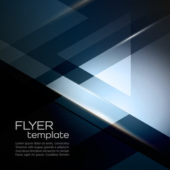 Wall Mural - vector abstract geometric background with triangle
